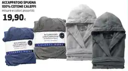 Coop Caleffi accappatoio spugna 100% cotone offerta