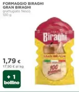 Coop Gran biraghi formaggio biraghi offerta