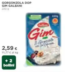 Coop Gim galbani gorgonzola DOP offerta