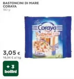 Coop Coraya bastoncini di mare offerta