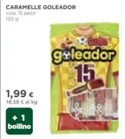 Coop Goleador caramelle offerta