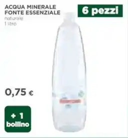 Coop Acqua minerale fonte essenziale naturale offerta