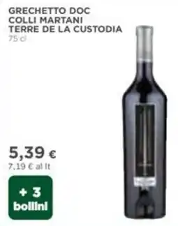 Coop Grechetto doc colli martani terre de la custodia offerta