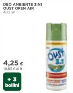 Coop Deo ambiente 3in1 oust open air offerta