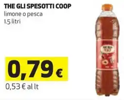 Coop The gli spesotti coop limone o pesca offerta