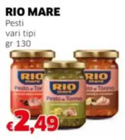 Mercati Alimentari RIO MARE Pesti vari tipi offerta