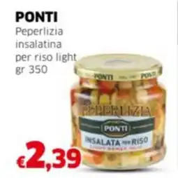 Mercati Alimentari PONTI Peperlizia insalatina per riso light offerta