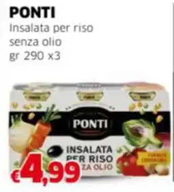 Mercati Alimentari PONTI Insalata per riso senza olio offerta