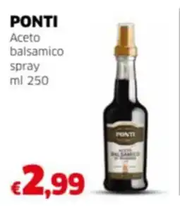 Mercati Alimentari PONTI Aceto balsamico spray offerta