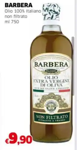Mercati Alimentari BARBERA Olio 100% Italiano non filtrato offerta