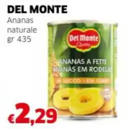 Mercati Alimentari DEL MONTE Ananas naturale offerta