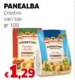 Mercati Alimentari PANEALBA Crostini vari tipi offerta
