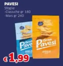 Mercati Alimentari PAVESI Sfoglie -Classiche -Mais offerta