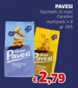 Mercati Alimentari PAVESI -Tocchetti di mais -Tarallini offerta