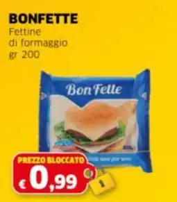 Mercati Alimentari BONFETTE Fettine di formaggio offerta