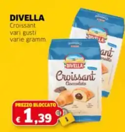 Mercati Alimentari DIVELLA Croissant vari gusti varie gramm offerta