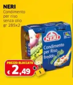 Mercati Alimentari NERI Condimento per riso senza olio offerta