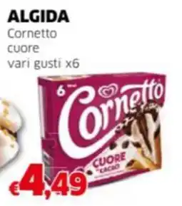 Mercati Alimentari ALGIDA Cornetto cuore vari gusti offerta