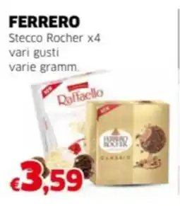 Mercati Alimentari FERRERO Stecco Rocher offerta