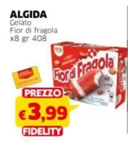 Mercati Alimentari ALGIDA Gelato Fior di fragola offerta