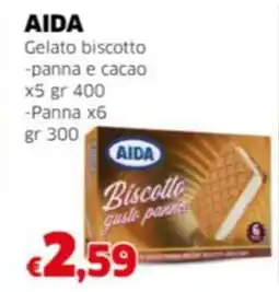 Mercati Alimentari AIDA Gelato biscotto -panna e cacao offerta
