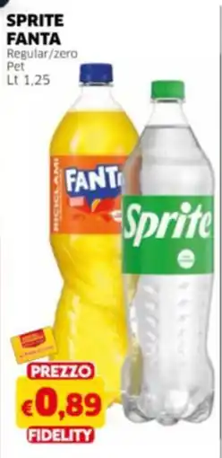 Mercati Alimentari SPRITE FANTA Regular/zero Pet offerta