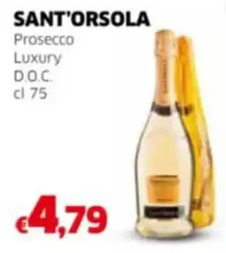 Mercati Alimentari SANT'ORSOLA Prosecco Luxury D.O.C. offerta
