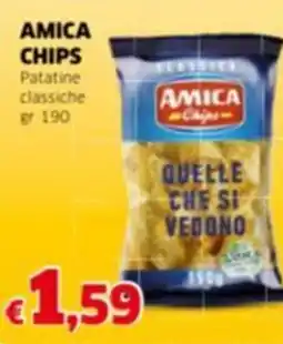 Mercati Alimentari AMICA CHIPS Patatine classiche offerta
