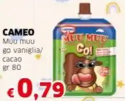 Mercati Alimentari CAMEO Muu muu go vaniglia/ cacao offerta