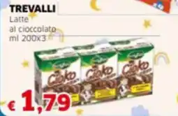 Mercati Alimentari TREVALLI Latte al cioccolato offerta