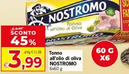 Despar Nostromo tonno all'olio di oliva offerta