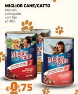 Mercati Alimentari MIGLIOR CANE/GATTO Bocconi cane/gatto vari tipi offerta