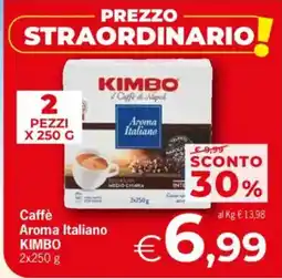 Despar Kimbo caffè aroma italiano offerta