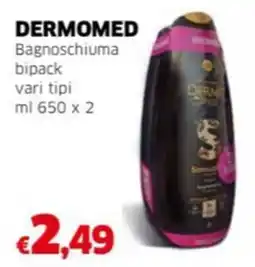 Mercati Alimentari DERMOMED Bagnoschiuma bipack vari tipi offerta