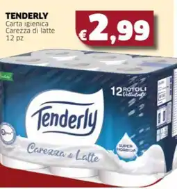 TENDERLY Carta igienica Carezza di latte