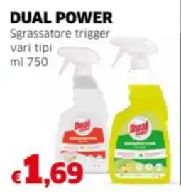 Mercati Alimentari DUAL POWER Sgrassatore trigger vari tipi offerta