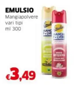 Mercati Alimentari EMULSIO Mangiapolvere vari tipi offerta