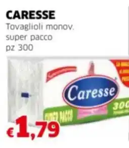Mercati Alimentari CARESSE Tovaglioli monov. super pacco offerta