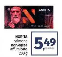 Pam NORITA salmone norvegese affumicato offerta