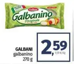 Pam GALBANI galbanino offerta