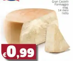 Mercati Alimentari Gran Castelli Formaggio offerta