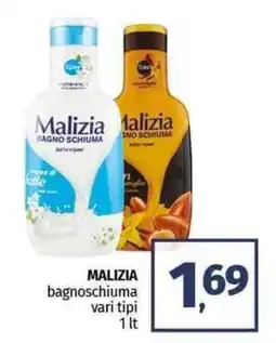 Pam MALIZIA bagnoschiuma vari tipi offerta