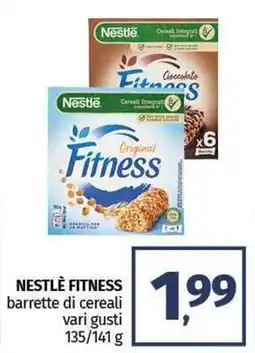 Pam NESTLÈ FITNESS barrette di cereali vari gusti offerta
