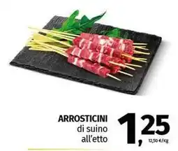 Pam ARROSTICINI di suino all'etto offerta