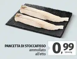 Pam Pancetta di stoccafisso ammollato all'etto offerta