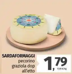 Pam SARDAFORMAGGI pecorino graziola dop all'etto offerta