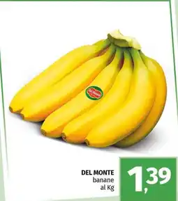 Pam DEL MONTE banane offerta