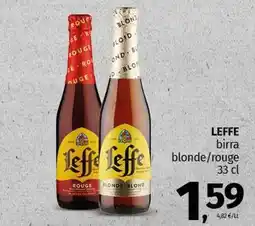 Pam LEFFE birra blonde/rouge offerta