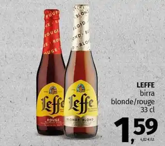 Pam LEFFE birra blonde/rouge offerta