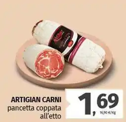 Pam ARTIGIAN CARNI pancetta coppata all'etto offerta